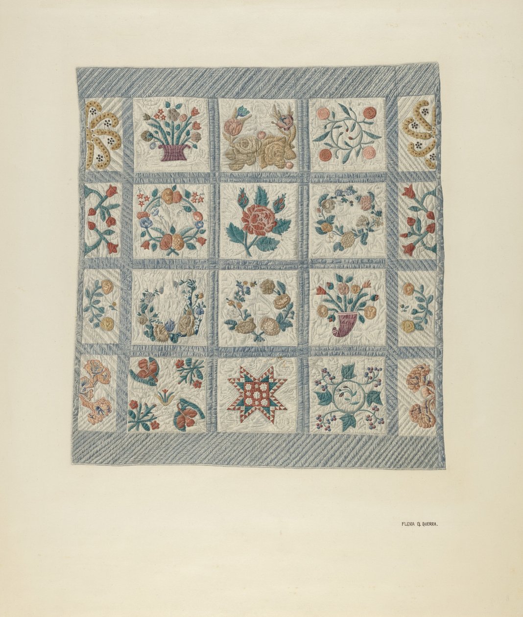 Colcha de la Amistad de Flora G. Guerra