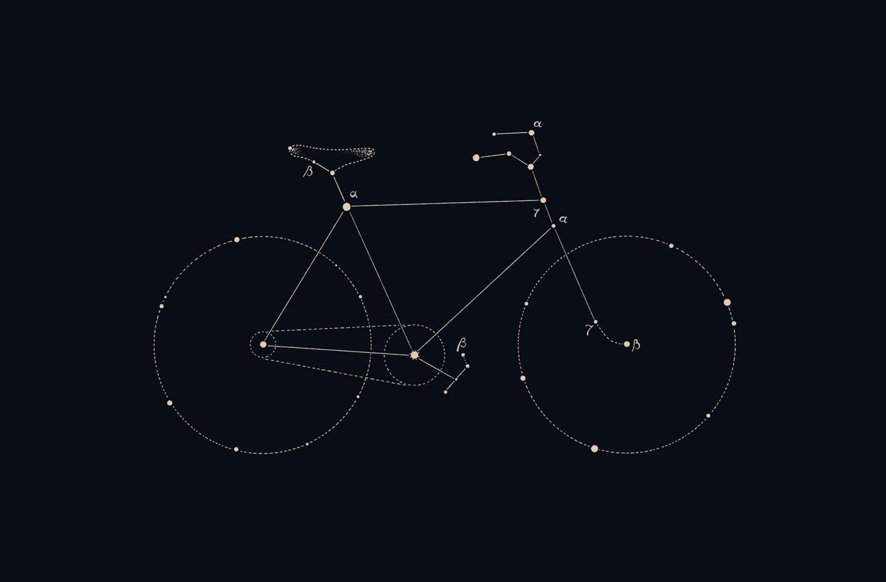 Constelación de bicicletas de Florent Bodart