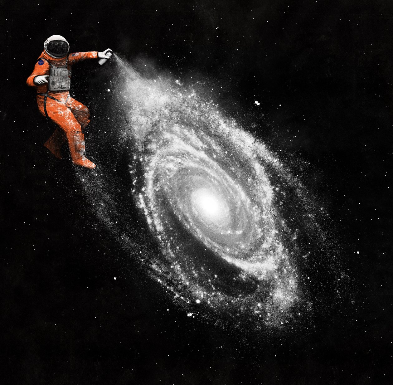 Arte espacial, 2016 (digital) de Florent Bodart