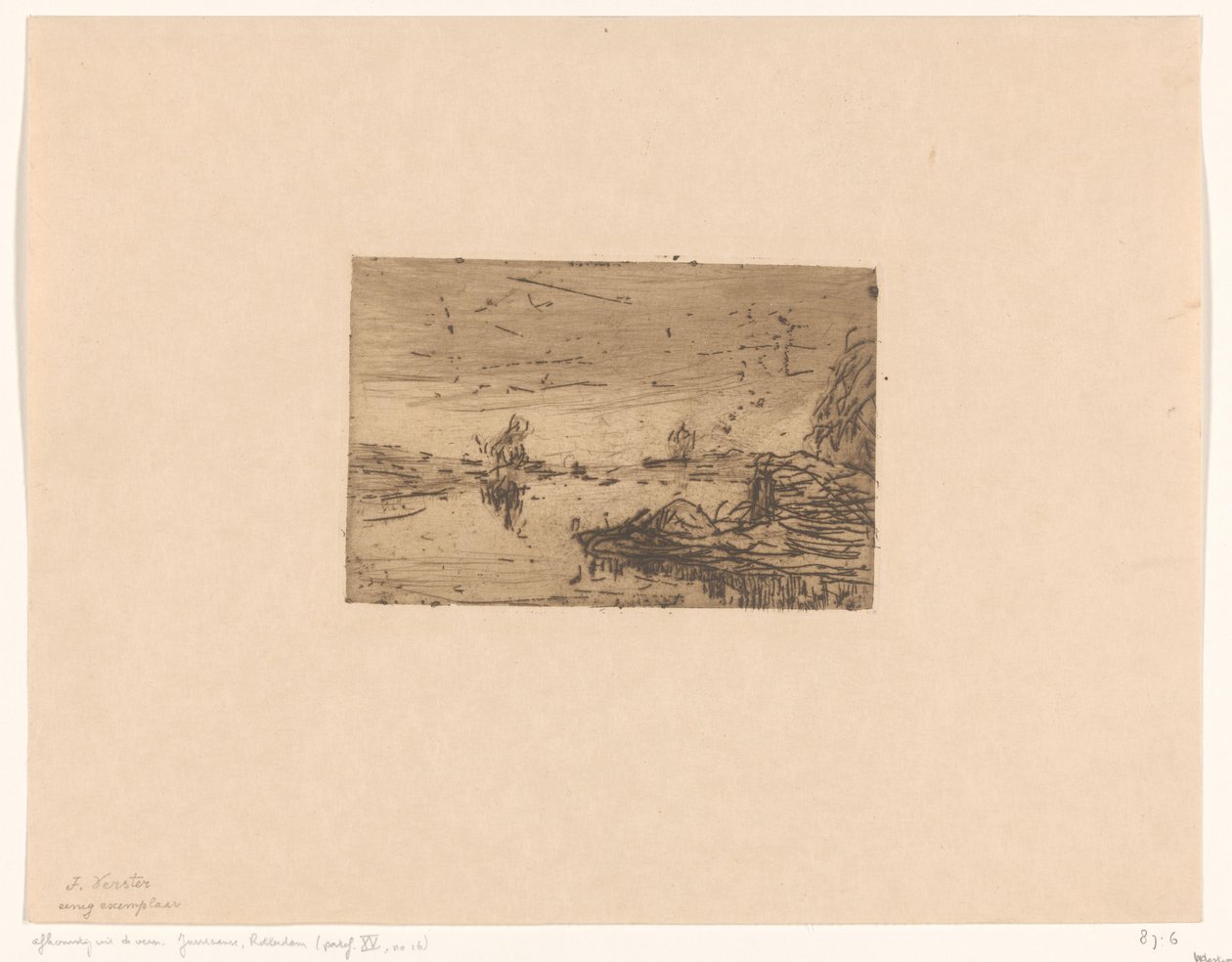 Paisaje
Montones de estiércol por la noche (título original) de Floris Verster