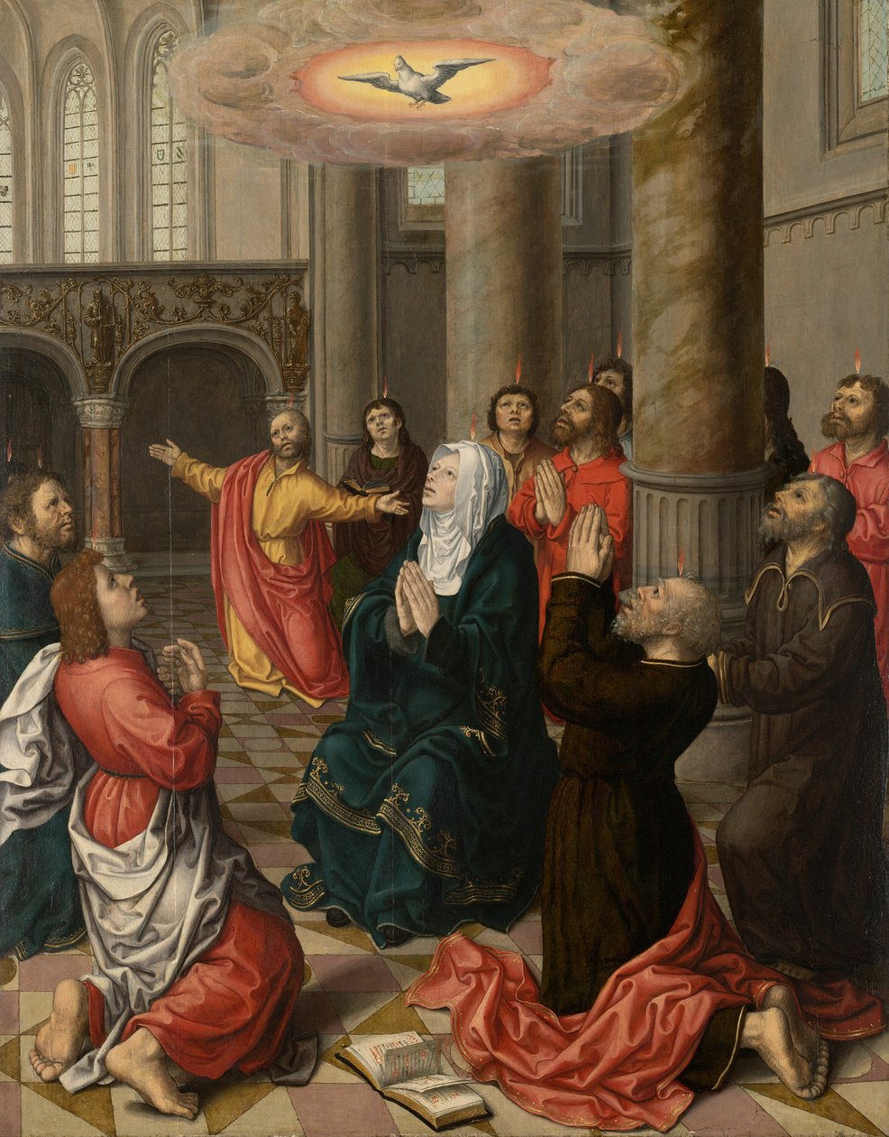 Pentecostés de Follower of Bernard van Orley