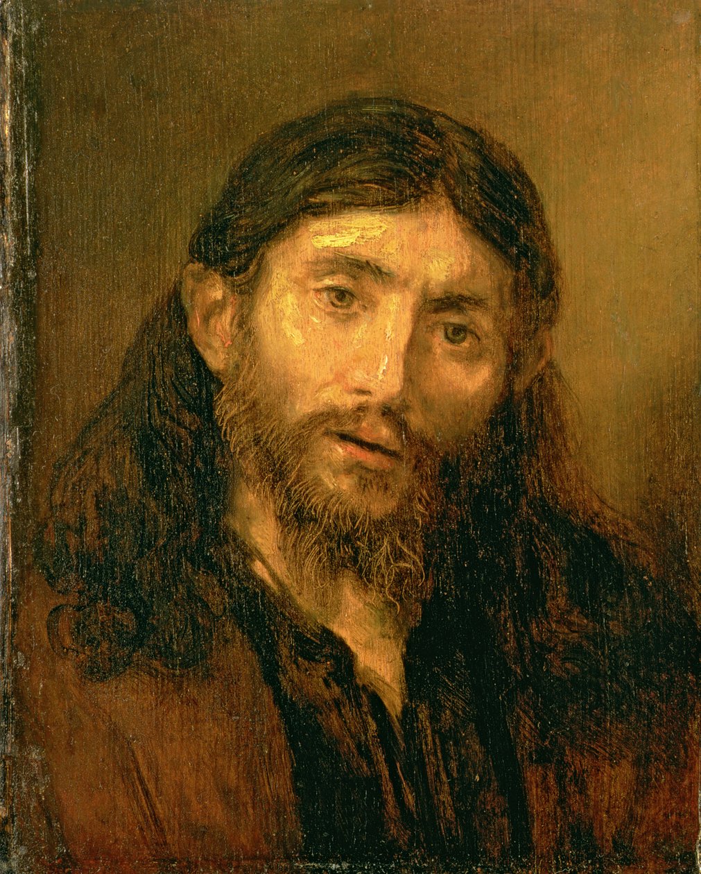 Busto de Cristo, c.1648-52 de Follower of Rembrandt