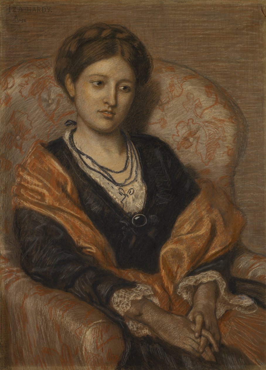 Retrato de la Srta. Iza Duffus Hardy de Ford Madox Brown