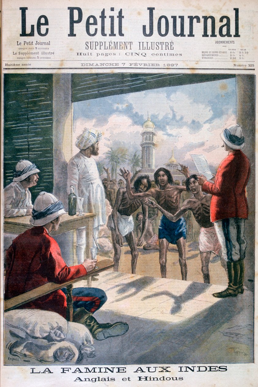 Hambruna en India, 1897 de Fortuné Méaulle