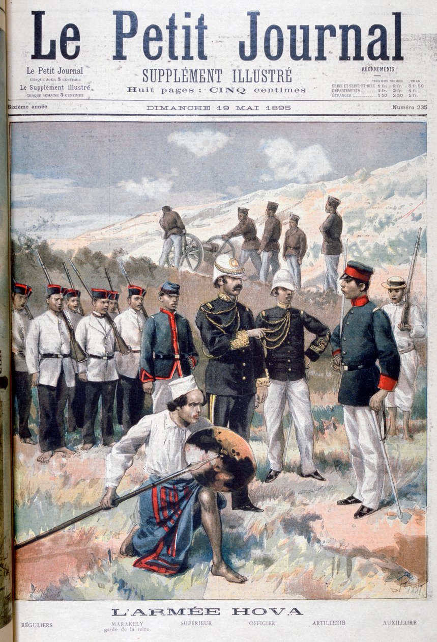 El ejército Hova, Madagascar, 1895 de Fortuné Méaulle