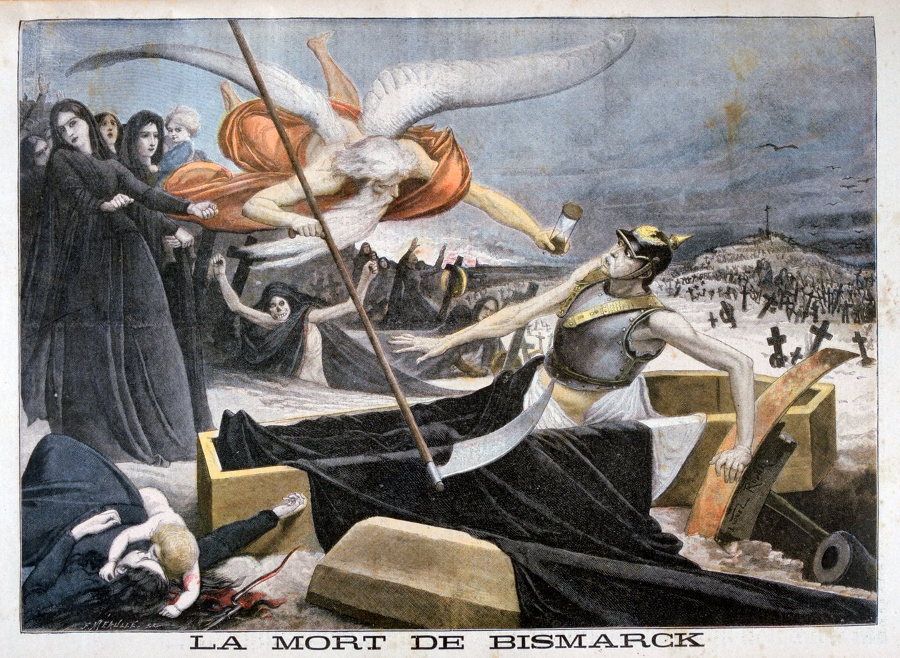 La muerte de Bismarck, 1898 de Fortuné Méaulle