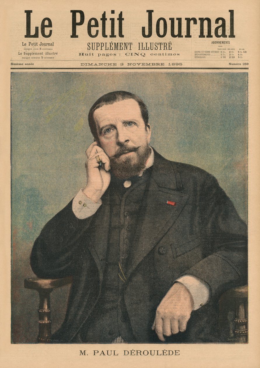 Paul Deroulede, portada ilustrada de 