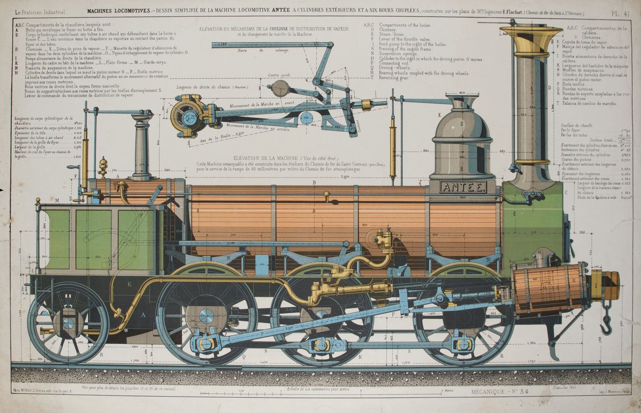 Locomotora de vapor de Fortune Delarue