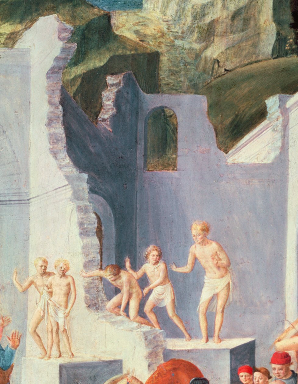 Adoración de los Magos (detalle) de Fra Angelico
