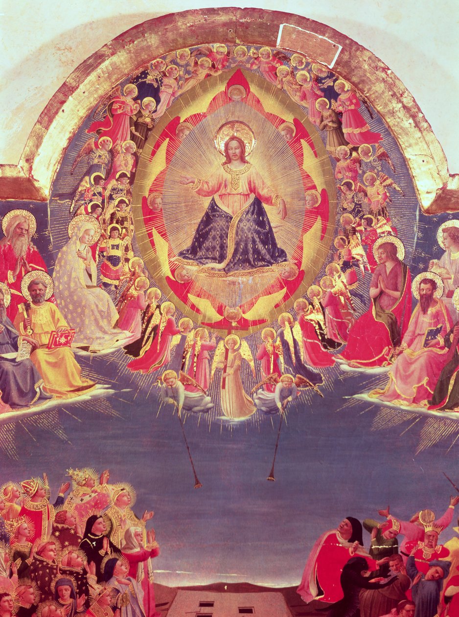 El Juicio Final (detalle) de Fra Angelico
