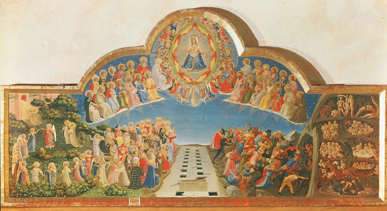 El Juicio Final, retablo de Santa Maria degli Angioli, c.1431 de Fra Angelico