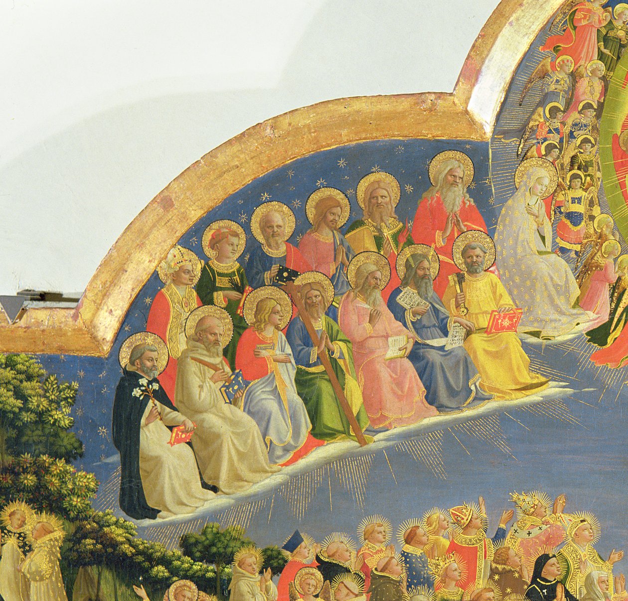 El Juicio Final (detalle) de Fra Angelico