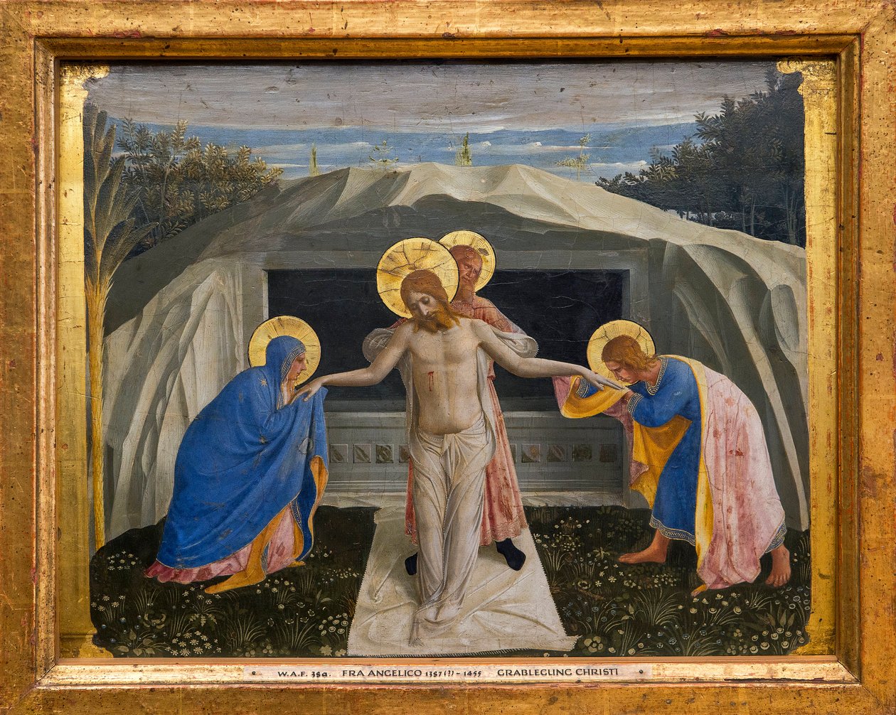 El entierro de Cristo de Fra  Angelico