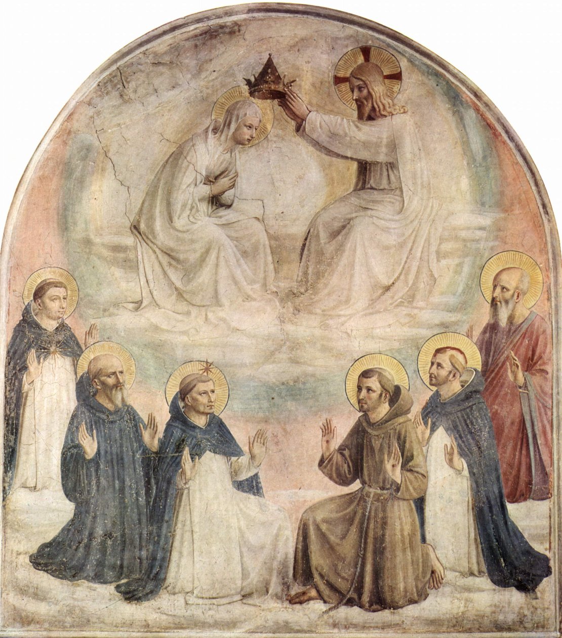 Coronación de la Virgen de Fra Angelico