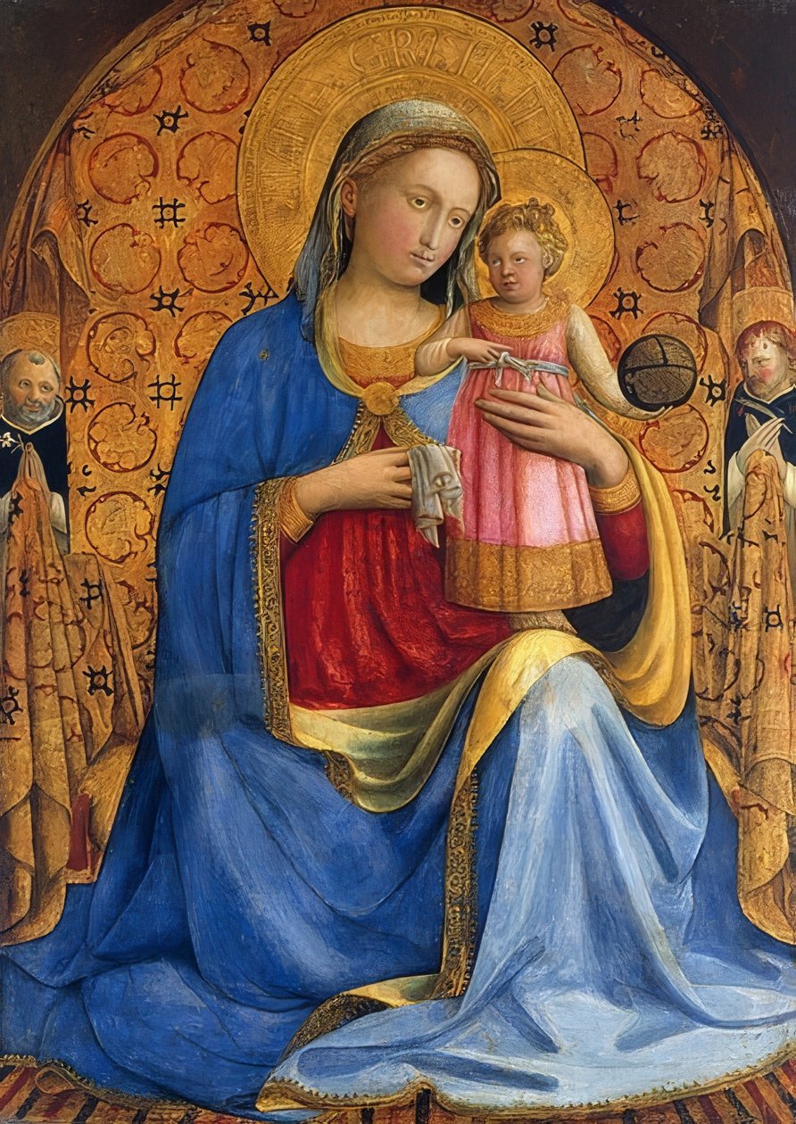 María con el niño de Fra Angelico