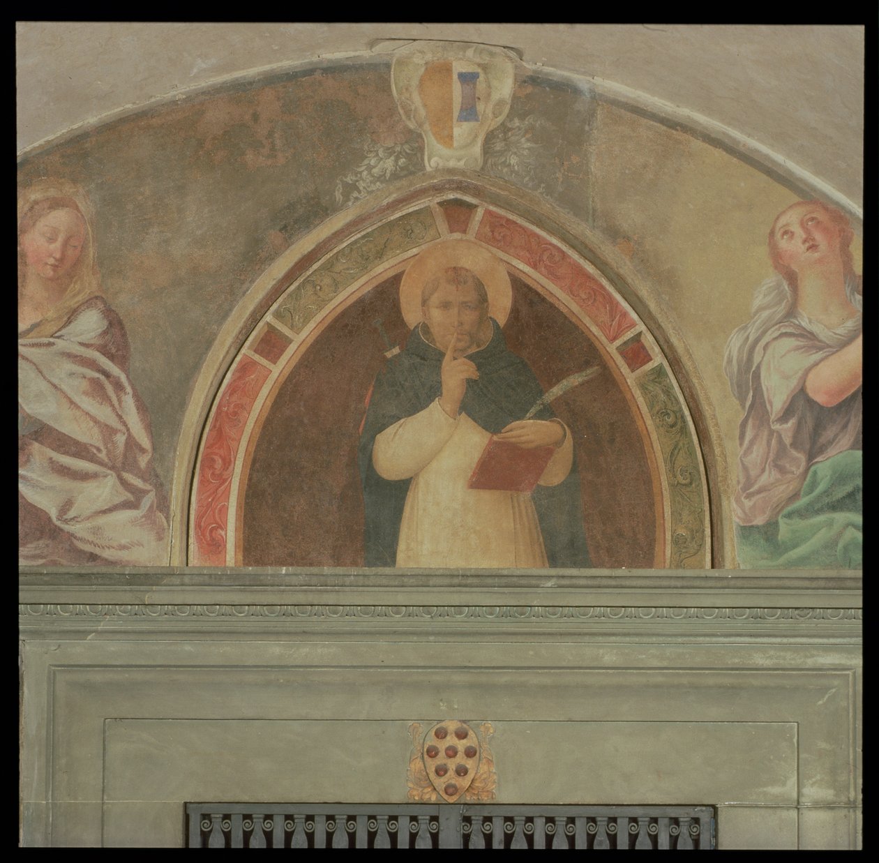 San Pedro Mártir pidiendo silencio de Fra Angelico