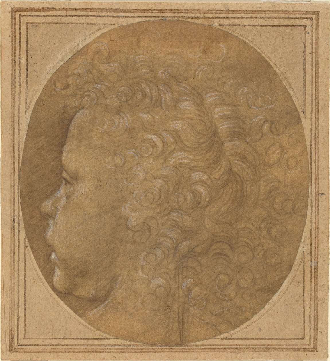 Cabeza de un niño [recto] de Fra Bartolommeo