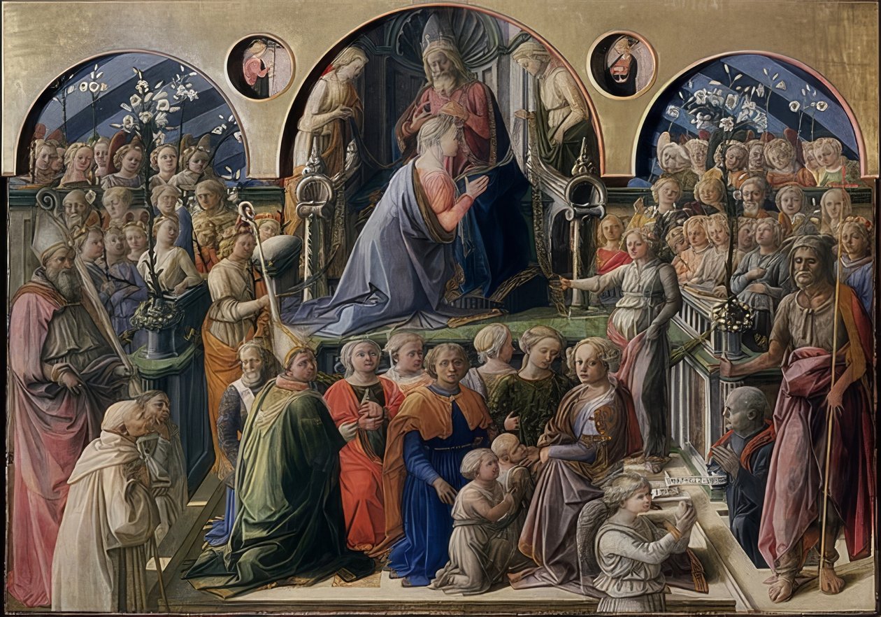 La Coronación de la Virgen de Fra Filippo Lippi