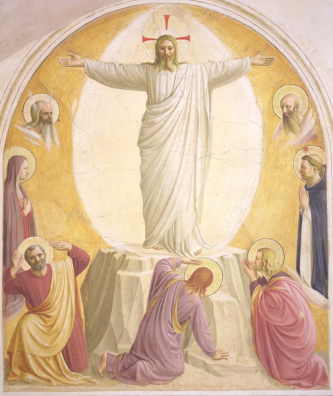 La Transfiguración de Jesús de Fra Giovanni Angelico da Fiesole
