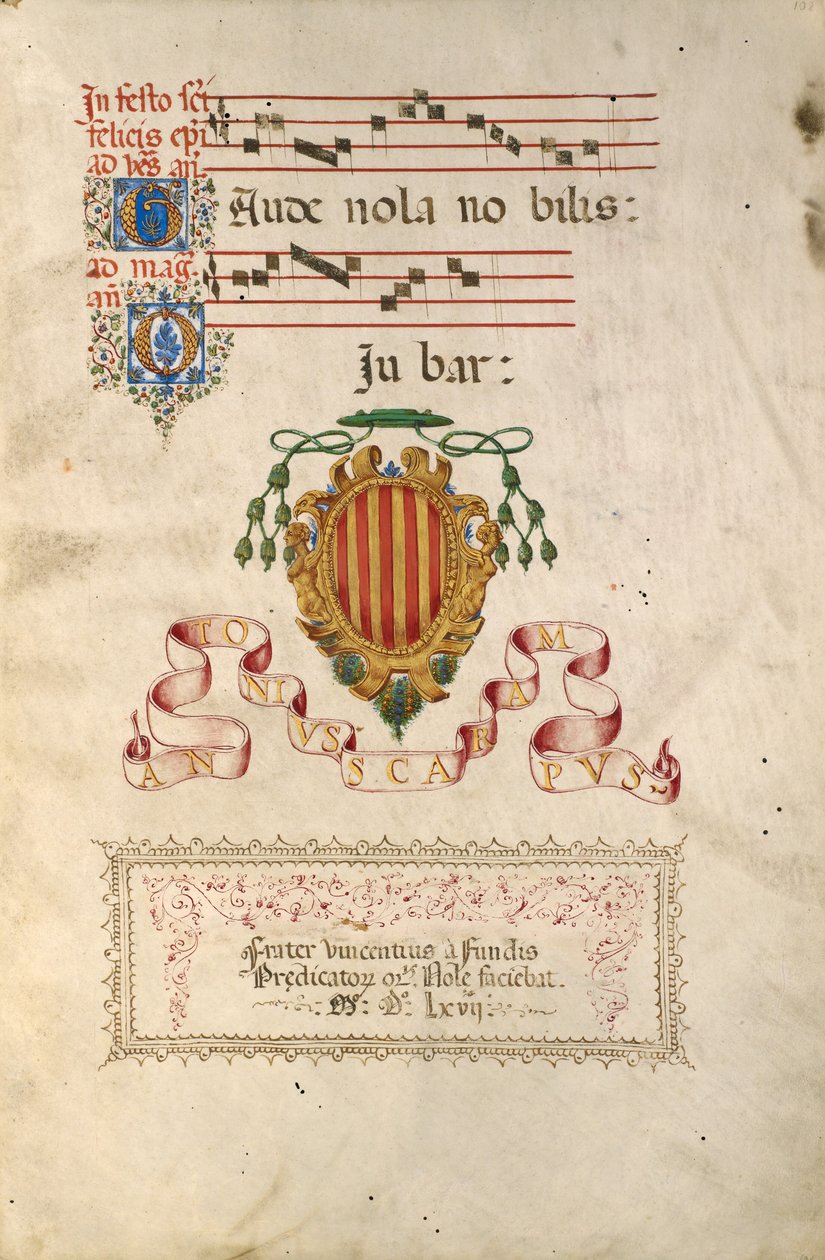 Escudo de armas de Fra Vincentius a Fundis