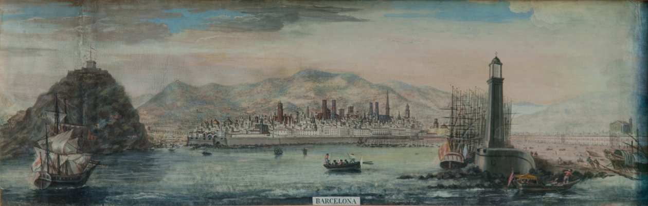 Barcelona desde el agua de Francesc Fontanals