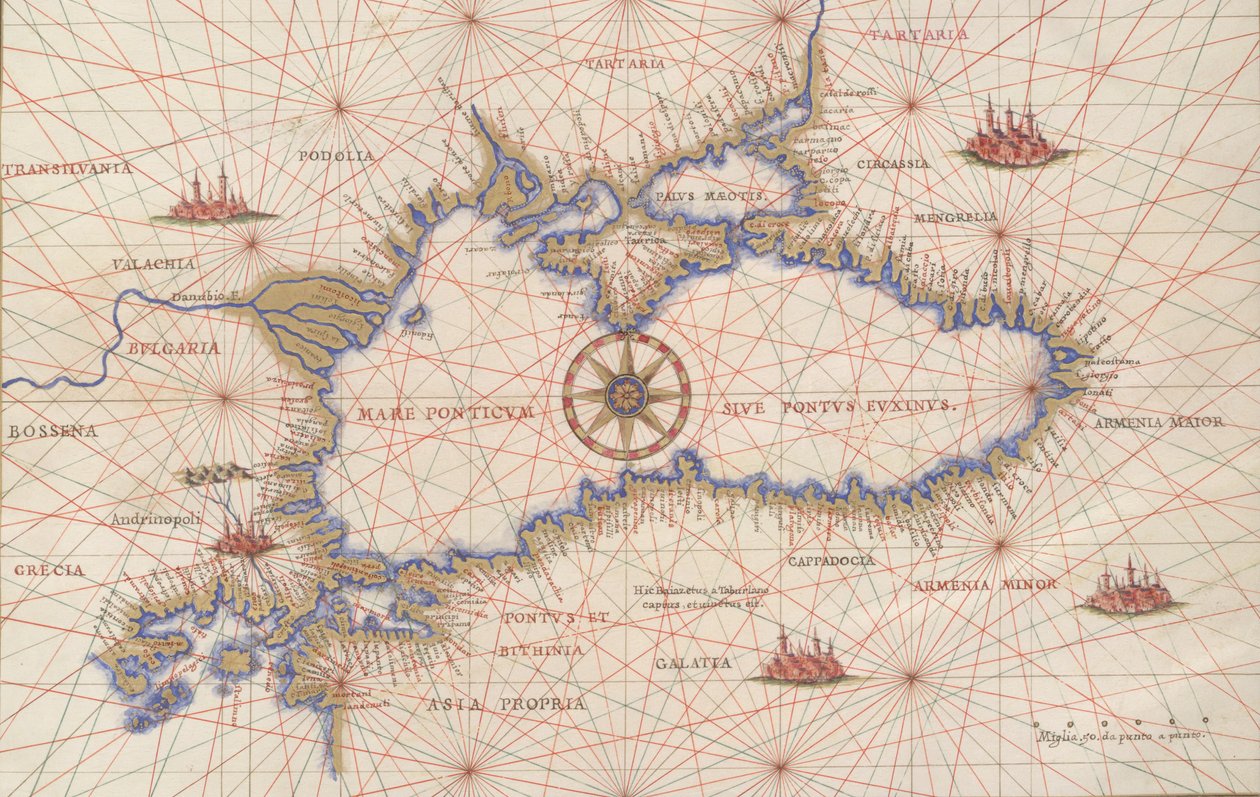 Mar Negro de Francesco Ghisolfi