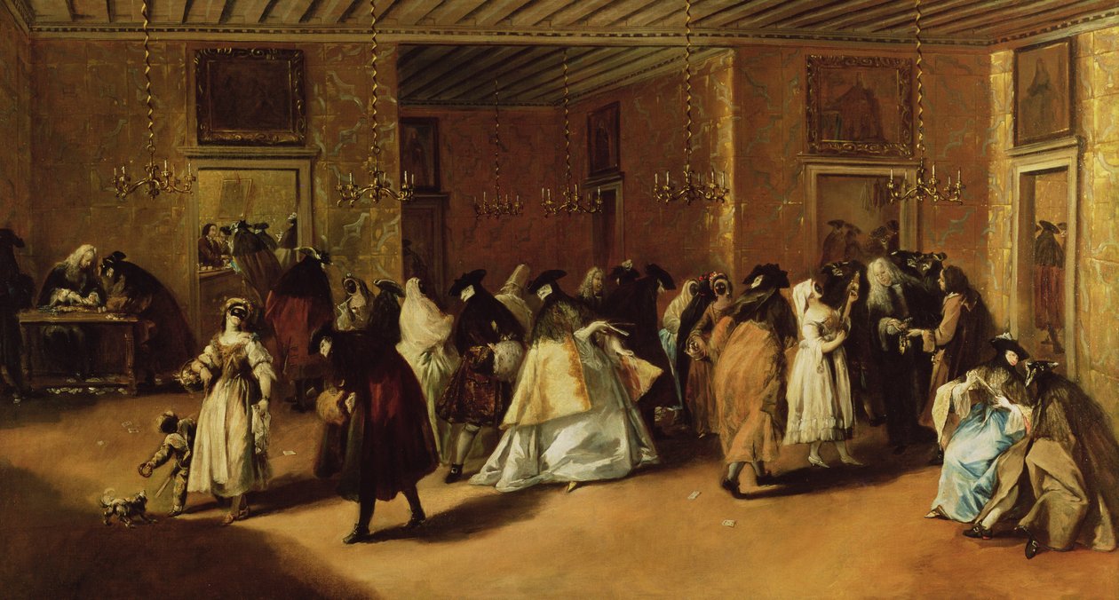 Reunión enmascarada de Francesco Guardi