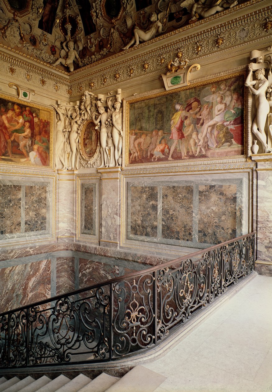 Antigua cámara de Anne de Pisseleu (1508-80) Duquesa de Étampes, 1533-44 de Francesco Primaticcio