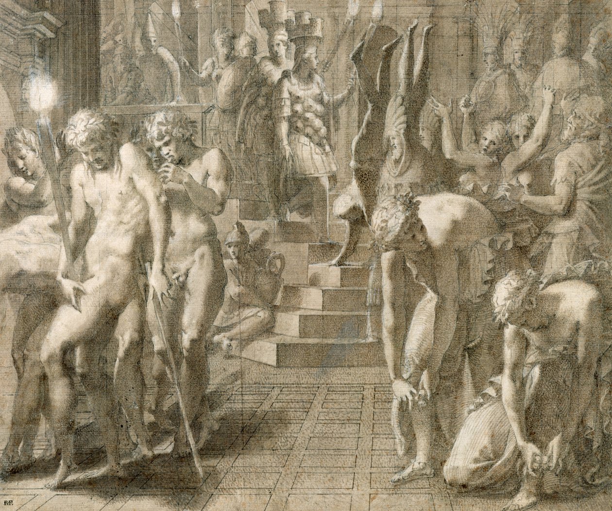 Mascarada en Persépolis de Francesco Primaticcio
