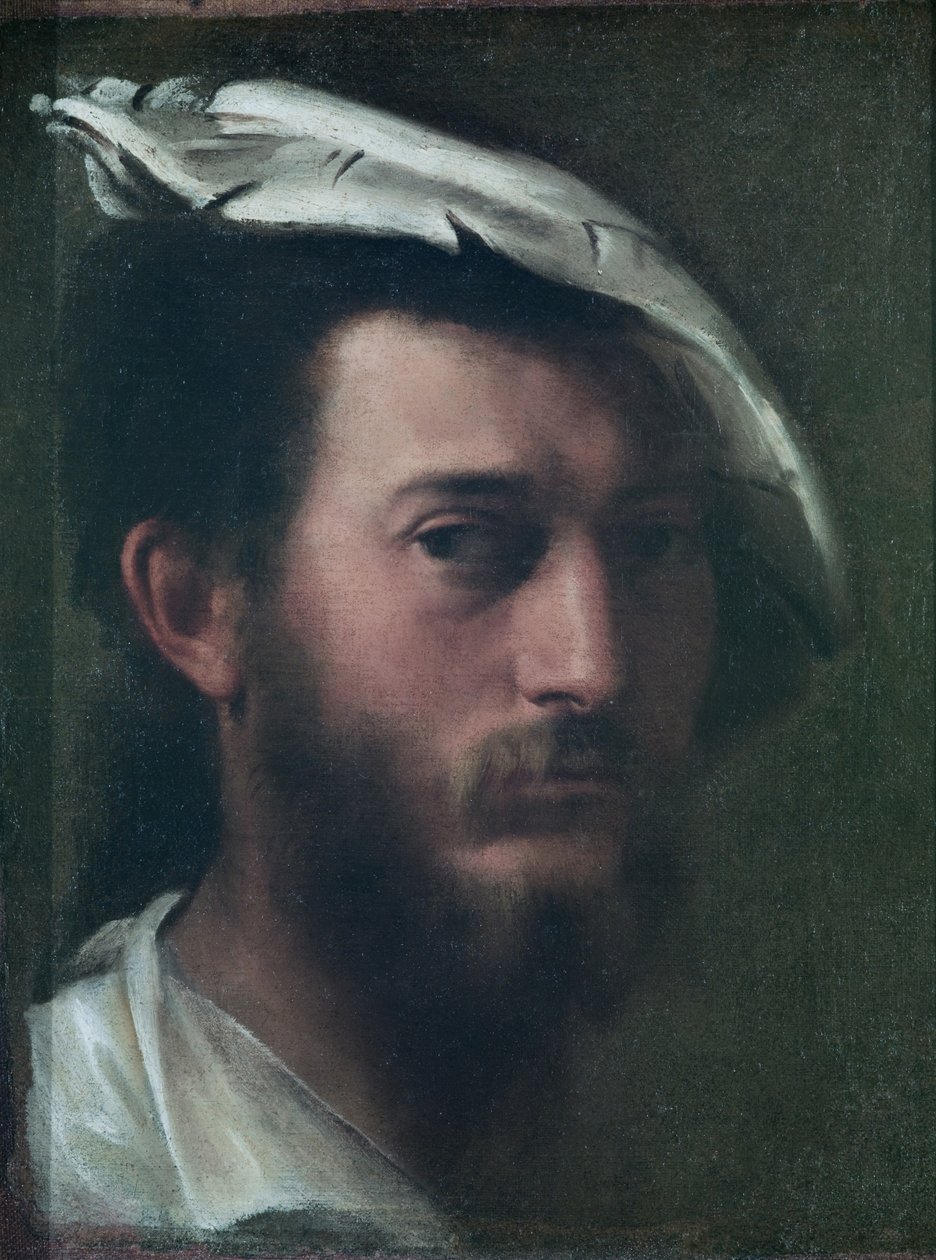 Autorretrato, 1525-30 de Francesco Primaticcio