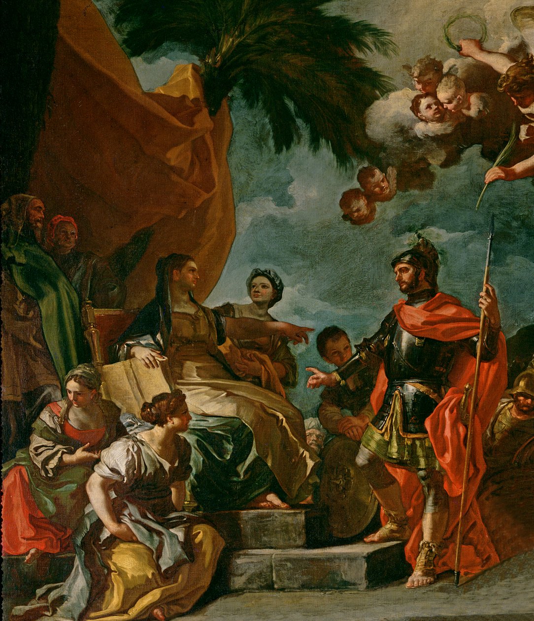 Barak y Deborah (detalle) de Francesco Solimena