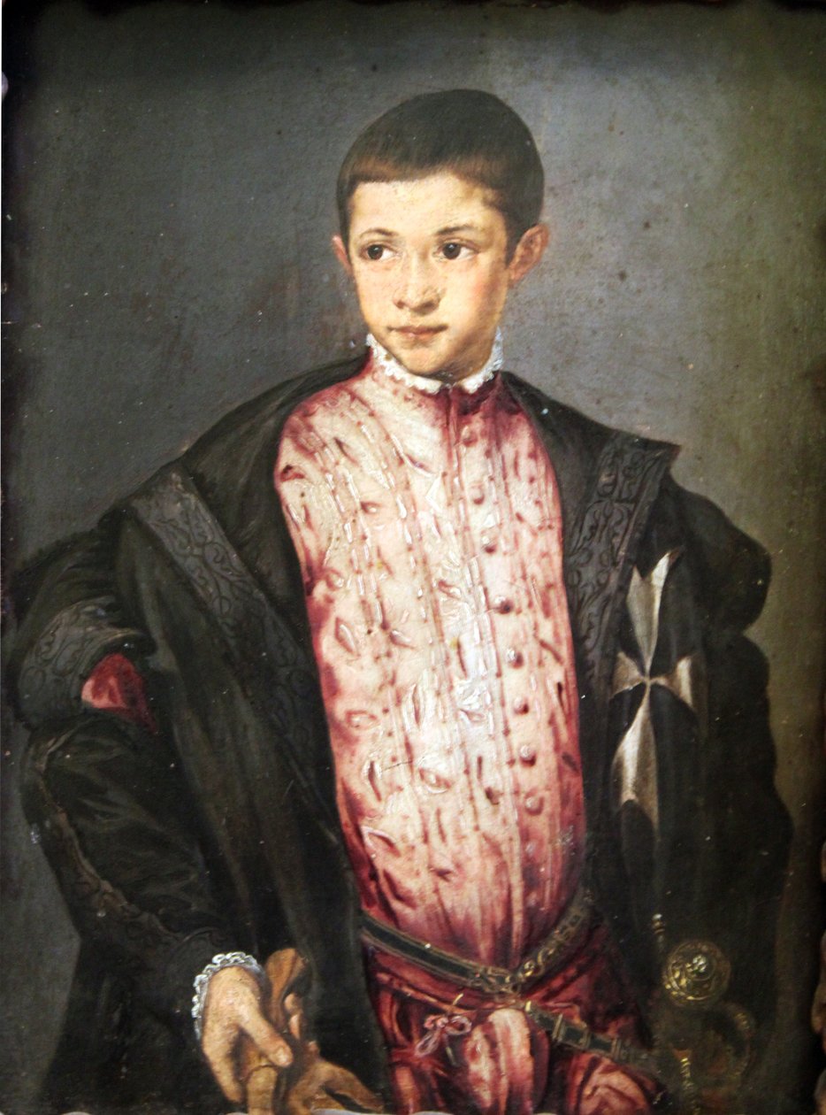 Retrato de Ranuccio Farnese (1530-1565) de Francesco de Rossi