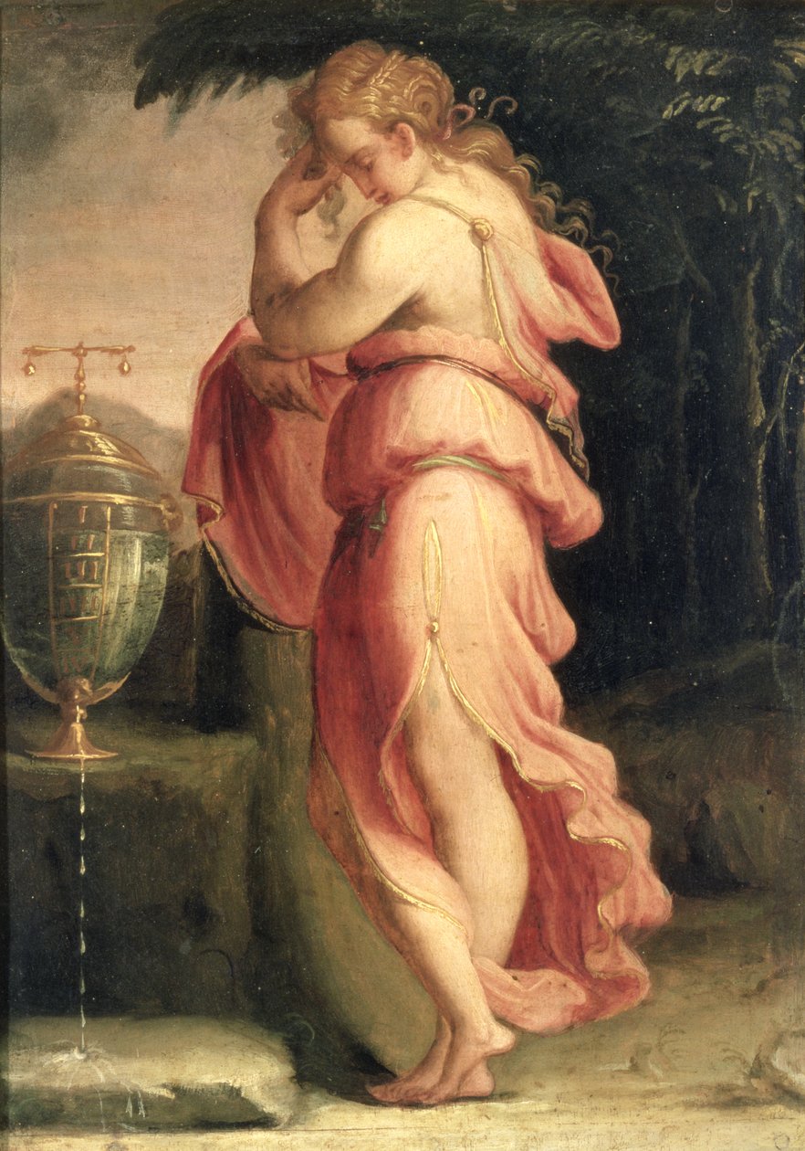 Artemisia llorando por Mausolo de Francesco de Rossi Salviati Cecchino