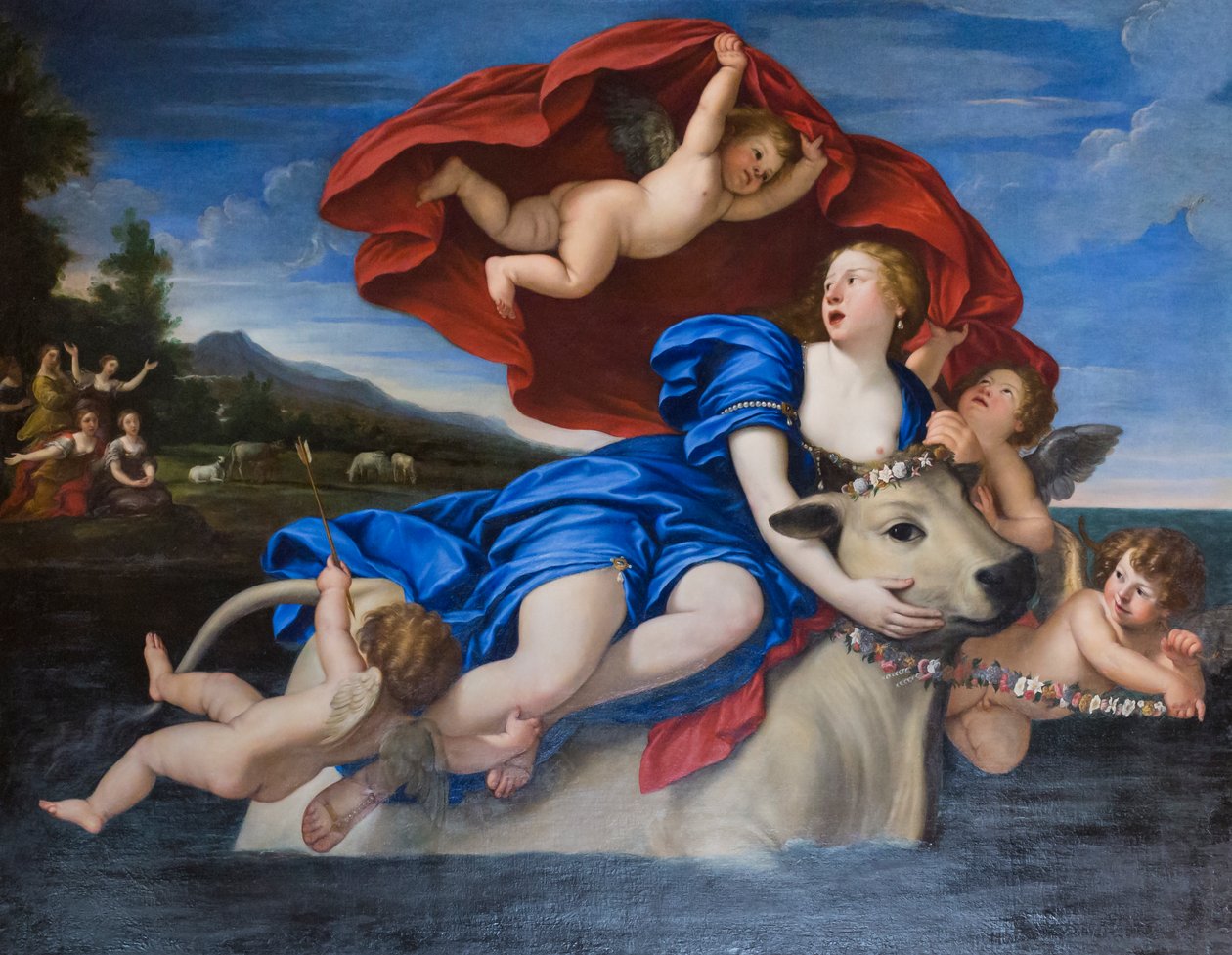 La violación de Europa de Francesco Albani
