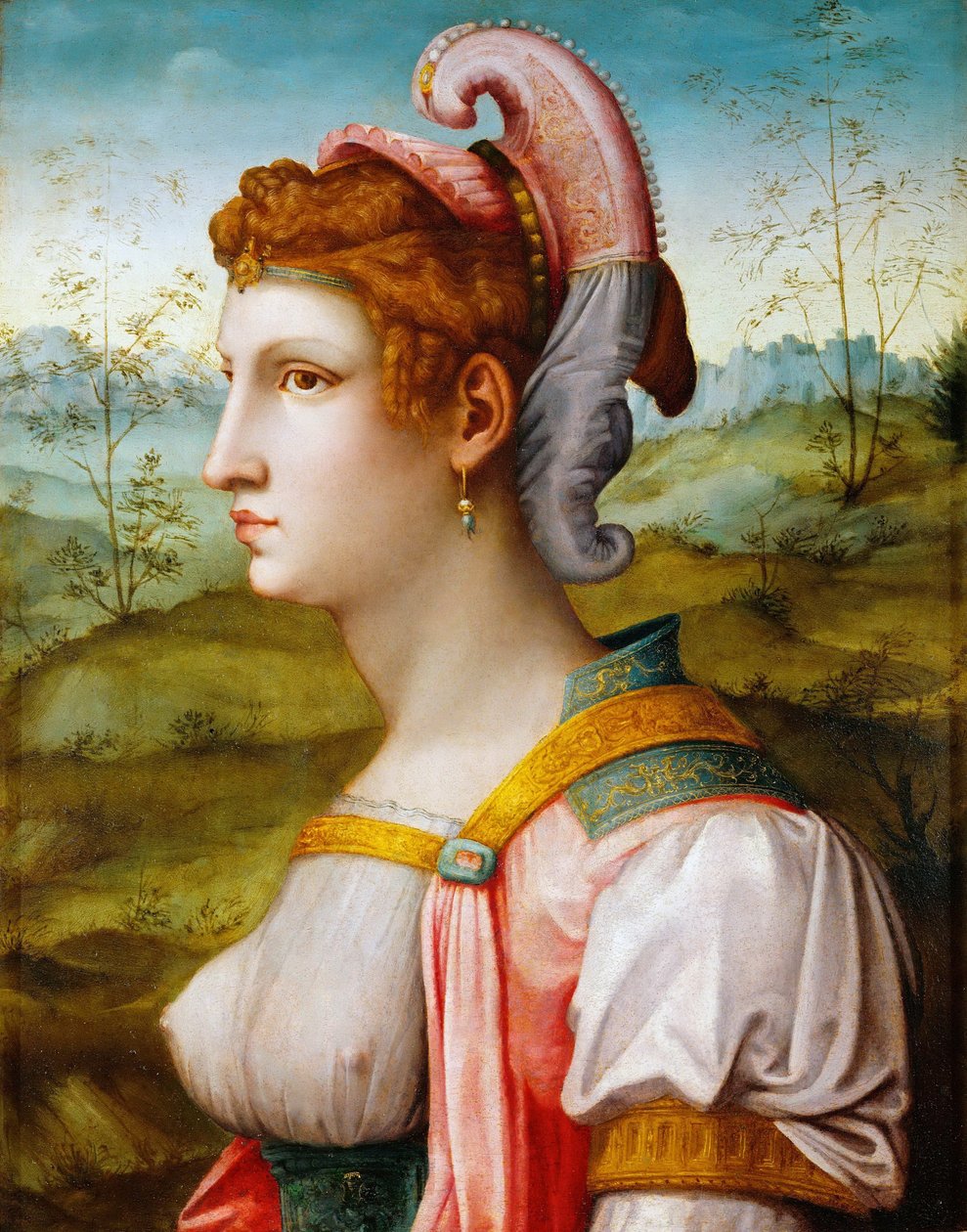 Italiana:  Sibilla Sibyl de Francesco Bacchiacca