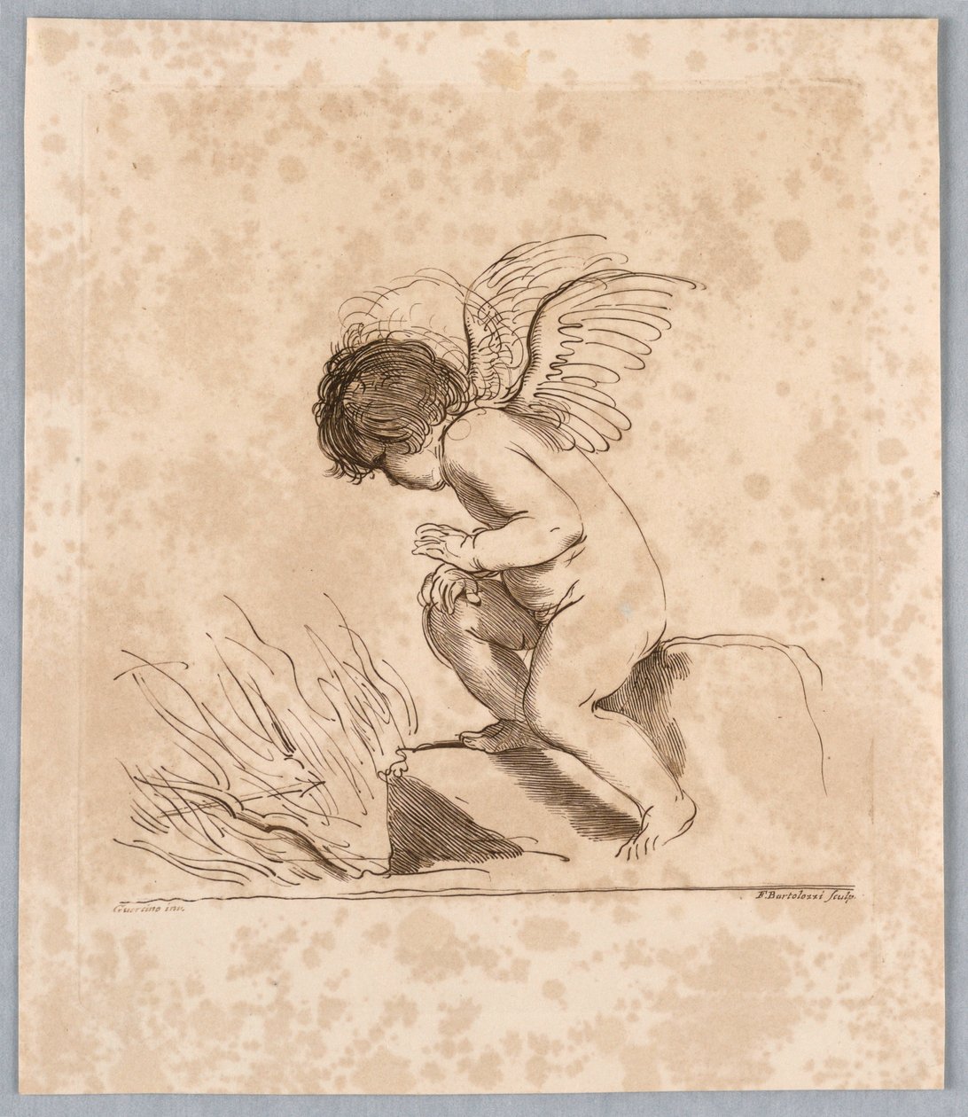 Cupido con un dardo de Francesco Bartolozzi