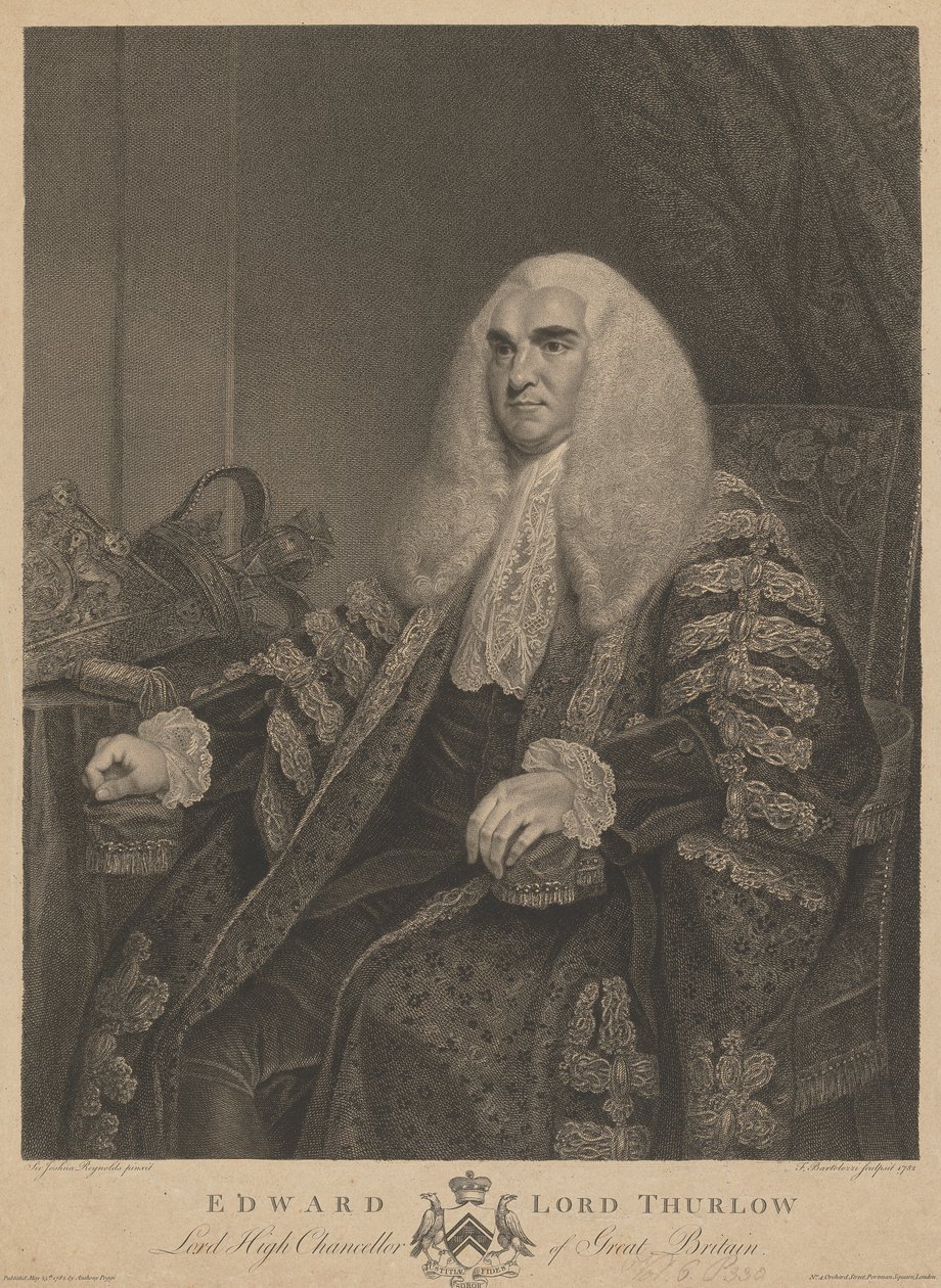 Edward Lord Thurlow de Francesco Bartolozzi