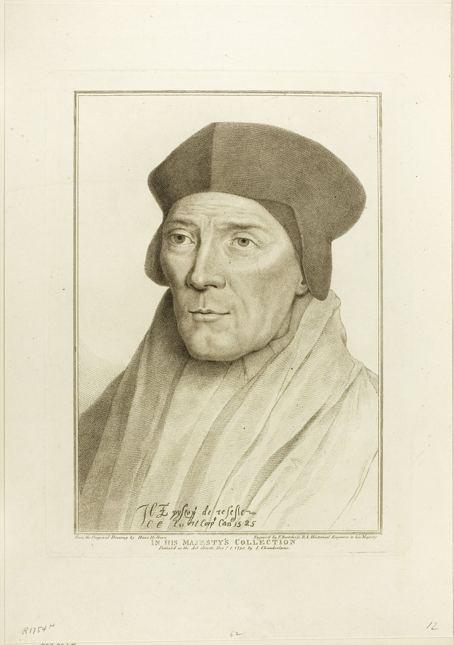 John Fisher, obispo de Rochester de Francesco Bartolozzi