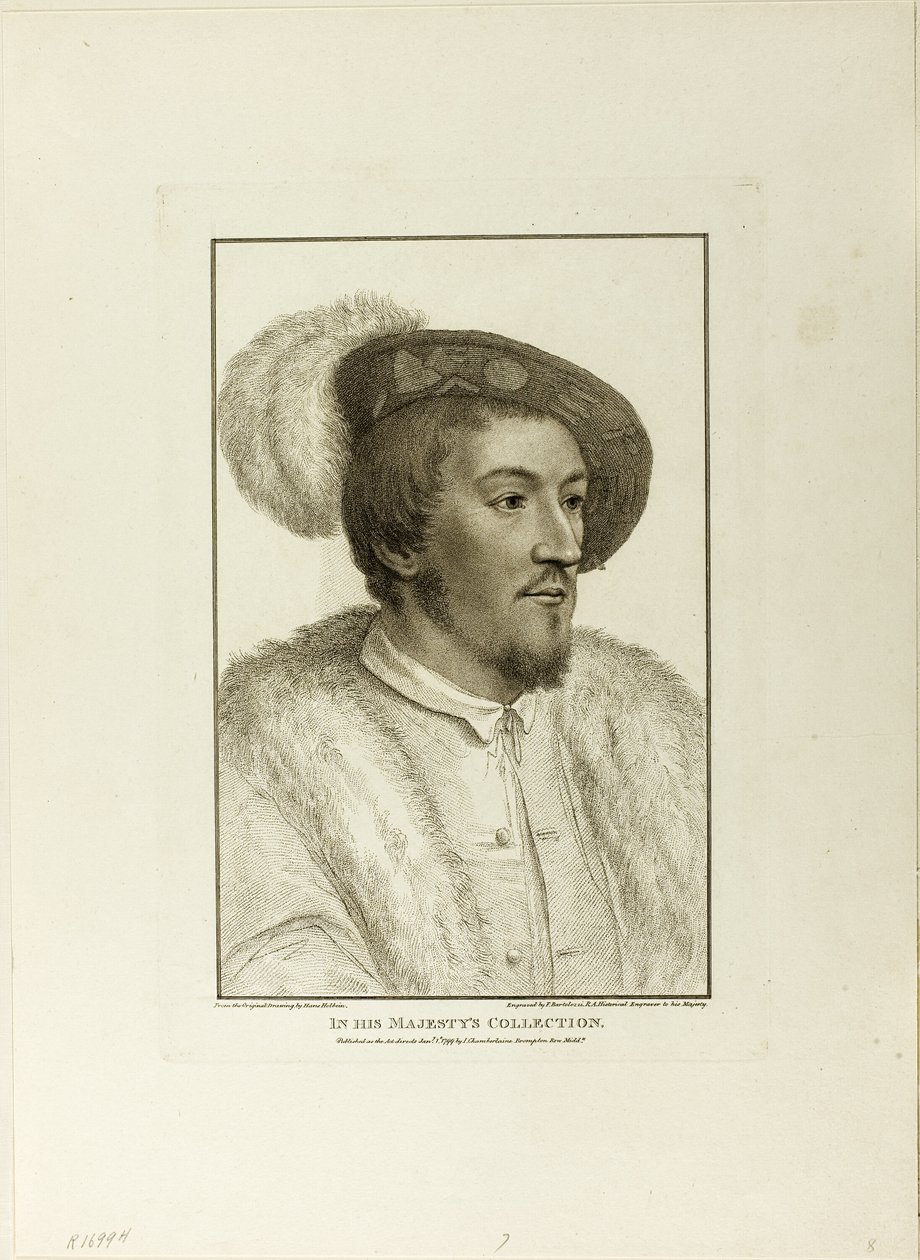 Retrato de un joven de Francesco Bartolozzi