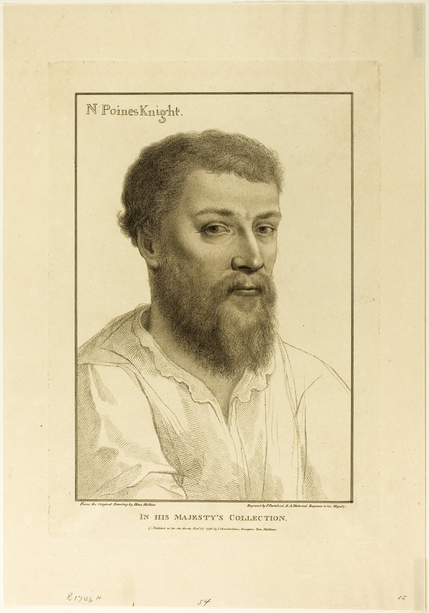 Sir Nicholas Poines de Francesco Bartolozzi