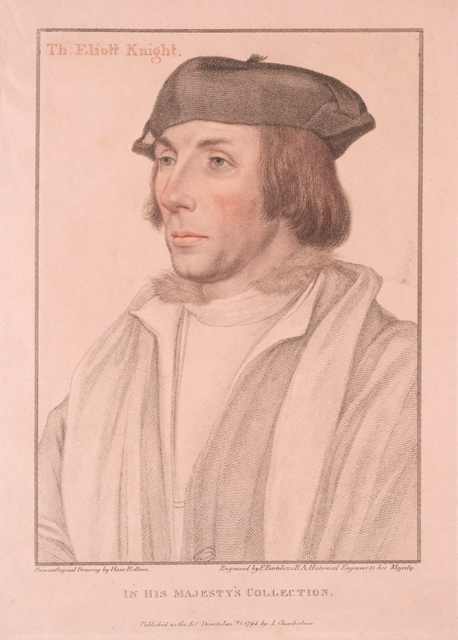 Sir Thomas Eliott, 1794 de Francesco Bartolozzi