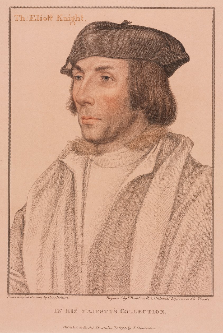 Sir Thomas Eliot de Francesco Bartolozzi