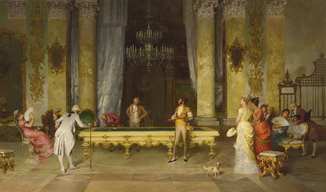 Juego de billar de Francesco Beda