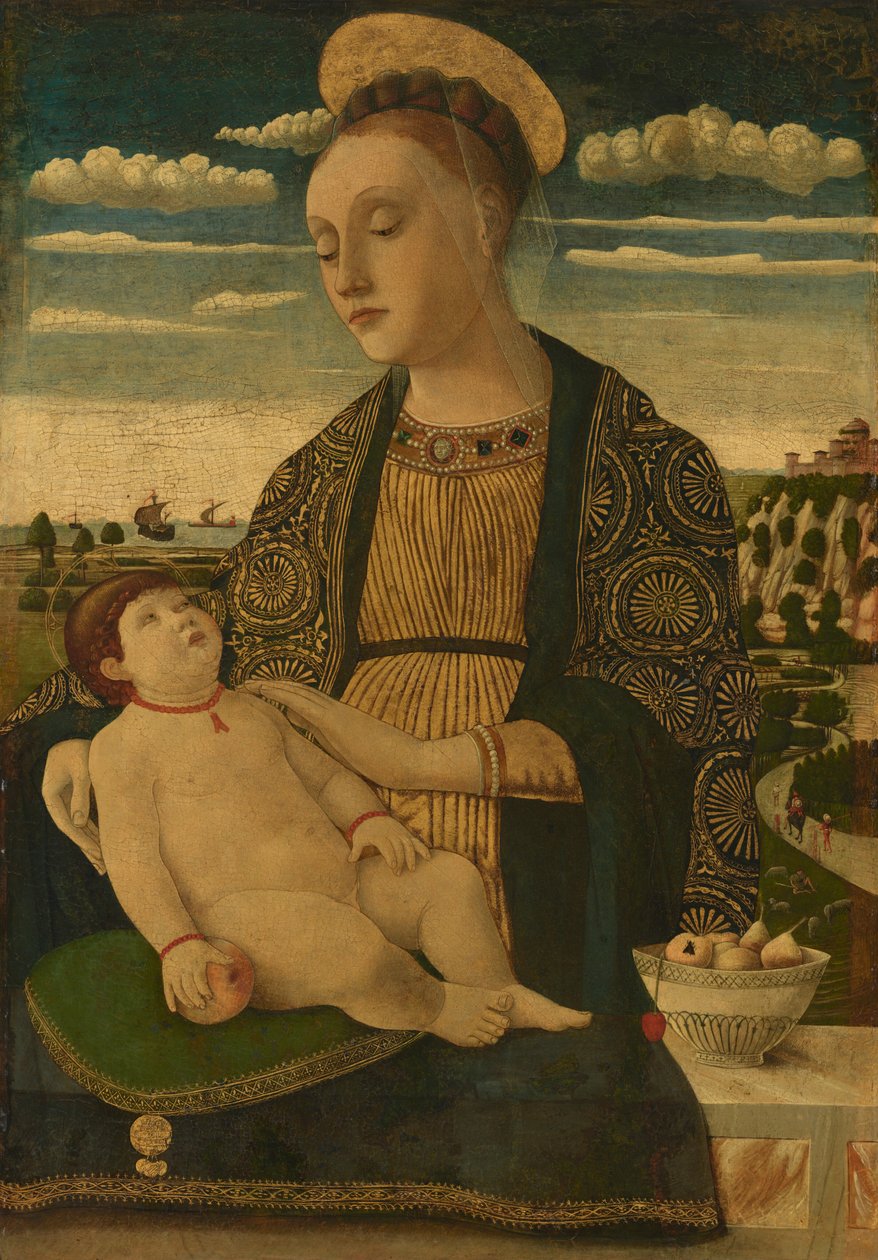 Madonna y niño de Francesco Benaglio