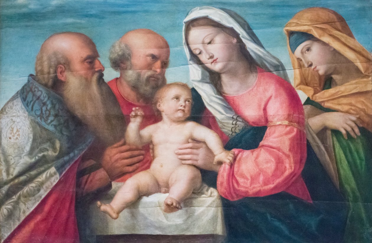 La circuncisión de Jesús (óleo sobre lienzo) de Francesco Bissolo