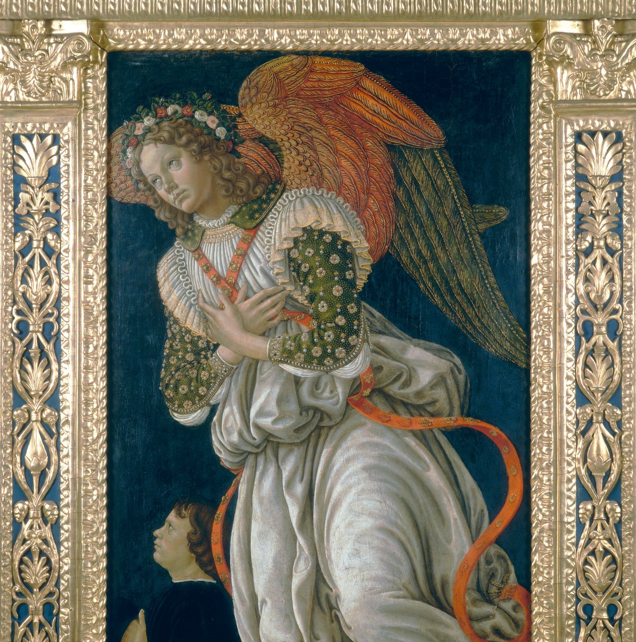 Ángel (detalle) de Francesco Botticini