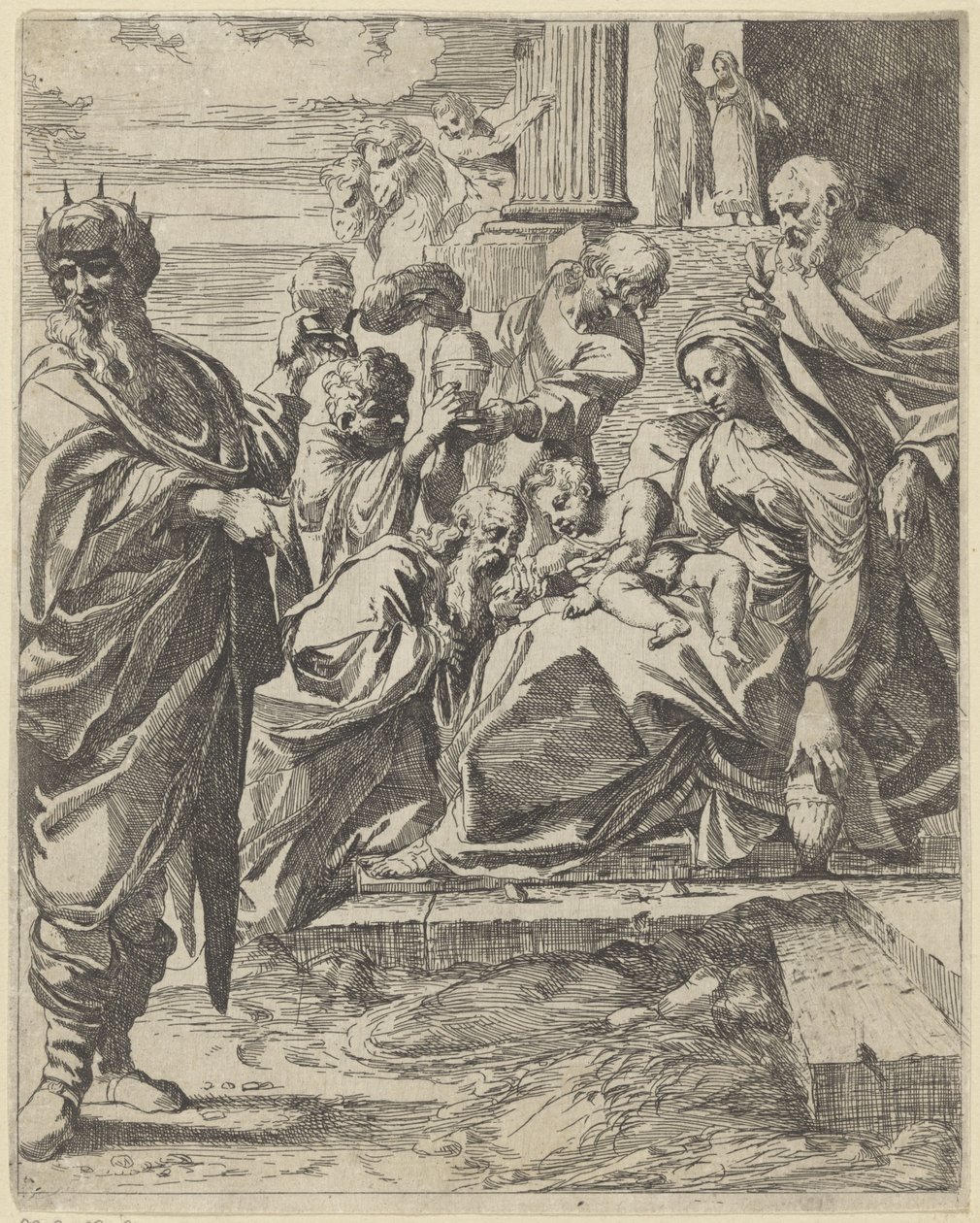 Adoración de los Reyes de Francesco Brizio (attributed to)