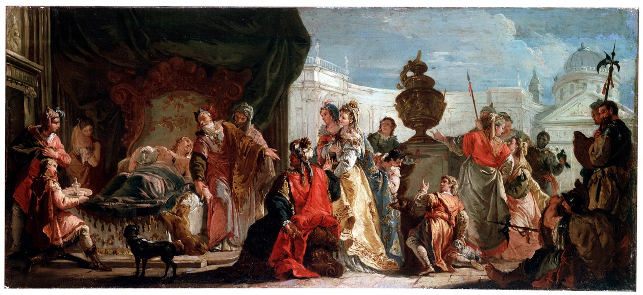 Antíoco y Estratonice de Francesco Fontebasso