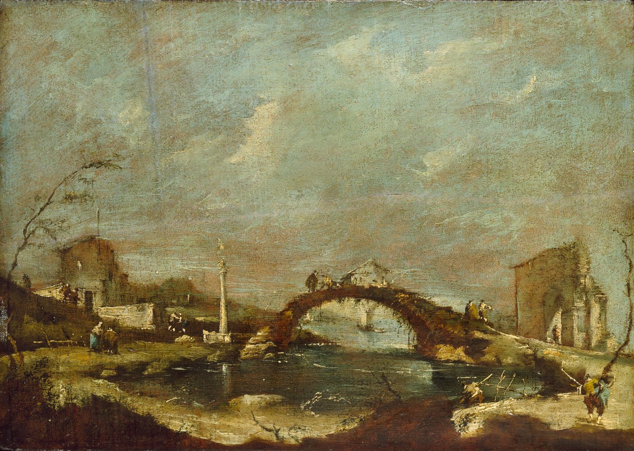 Paisaje capricho de Francesco Guardi