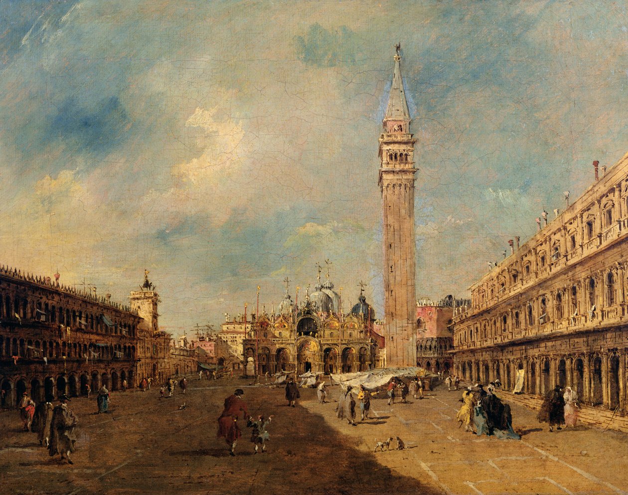 Piazza San Marco, c.1780 de Francesco Guardi